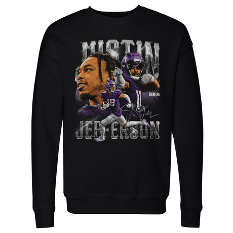 Justin Jefferson Men's Crewneck Sweatshirt | 500 LEVEL