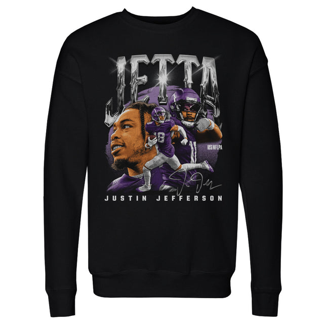 Justin Jefferson Men's Crewneck Sweatshirt | 500 LEVEL