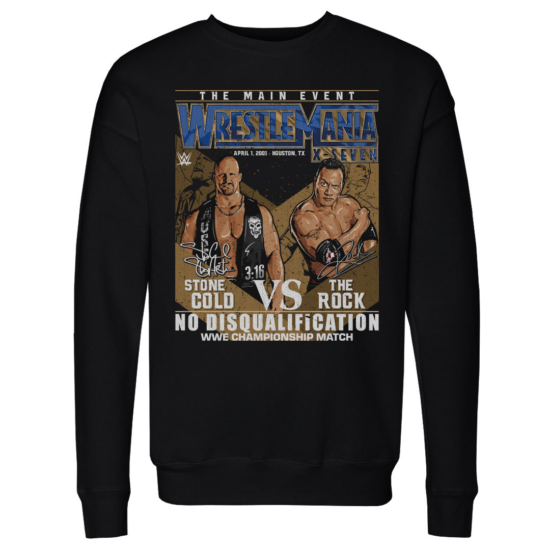 Wrestlemania Men's Crewneck Sweatshirt | 500 LEVEL