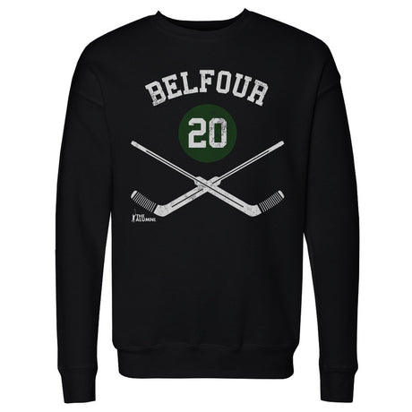 Ed Belfour Men's Crewneck Sweatshirt | 500 LEVEL