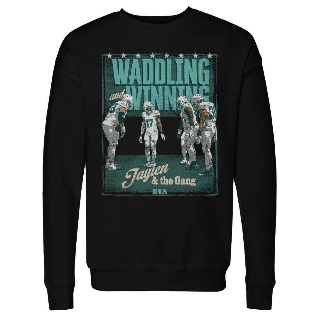 Jaylen Waddle Men's Crewneck Sweatshirt | 500 LEVEL