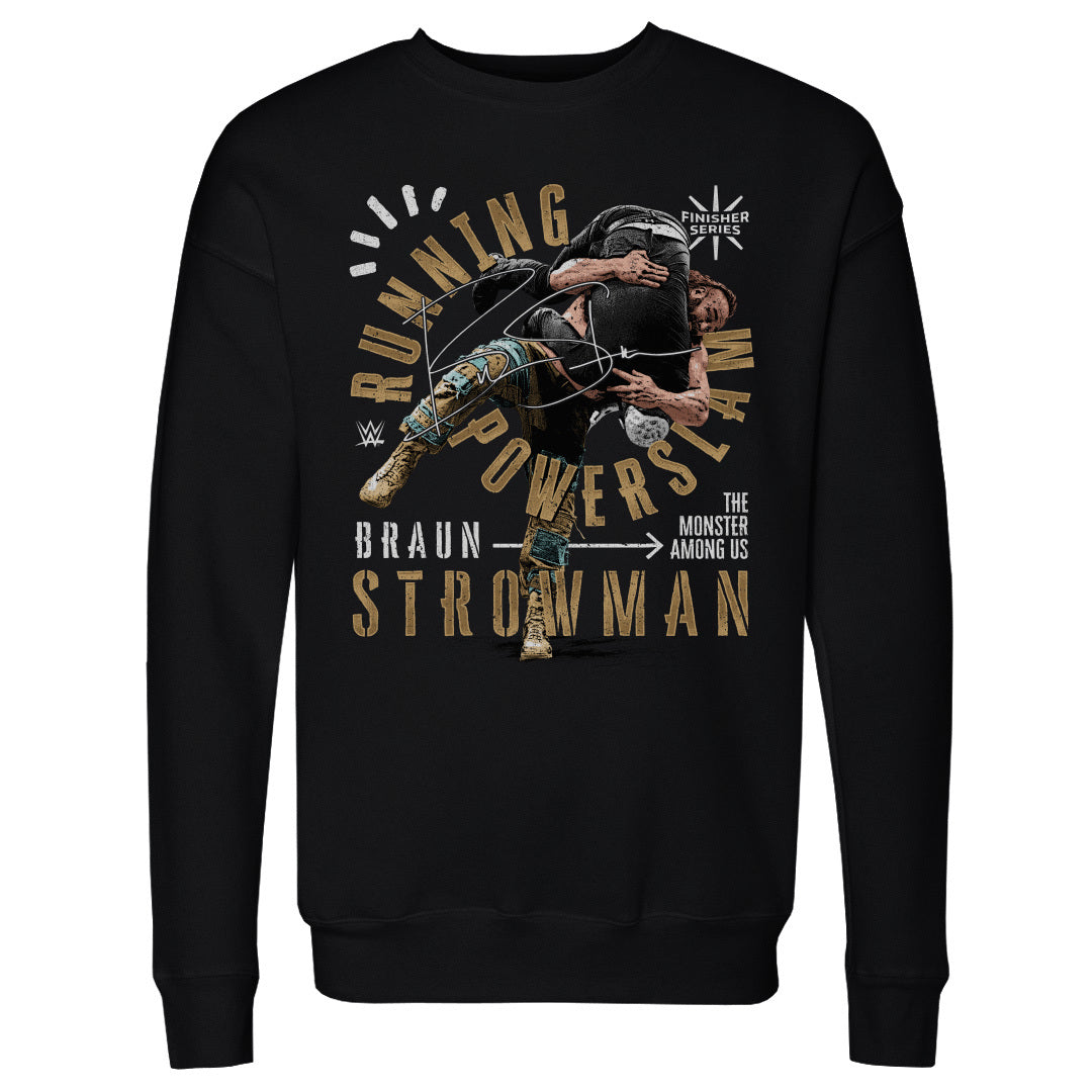 Braun Strowman Men&#39;s Crewneck Sweatshirt | 500 LEVEL