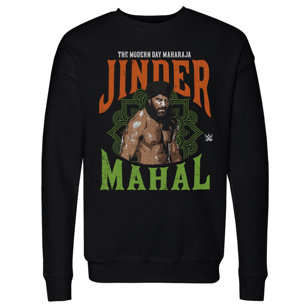 Jinder Mahal Men&#39;s Crewneck Sweatshirt | 500 LEVEL