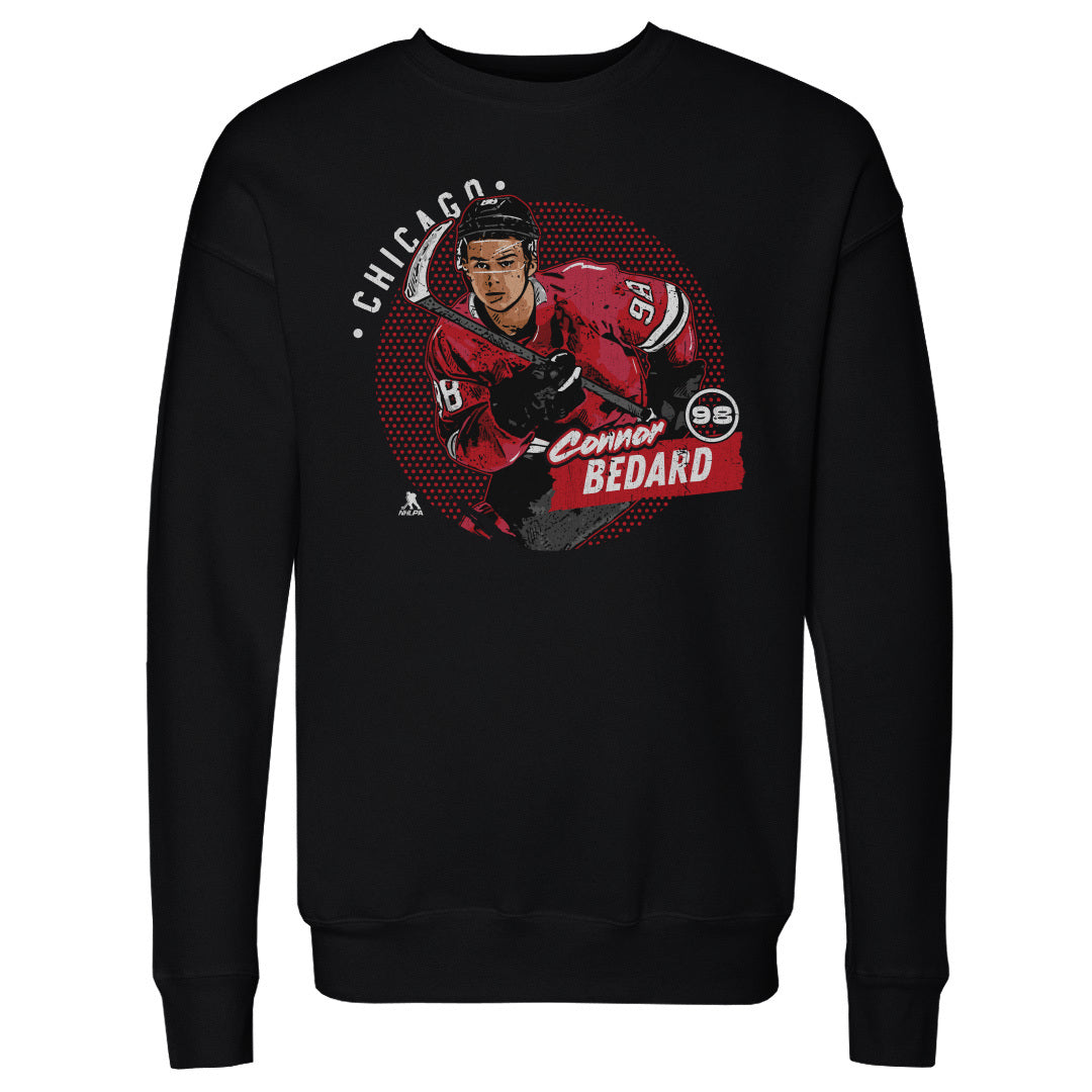 Connor Bedard Men's Crewneck Sweatshirt | 500 LEVEL