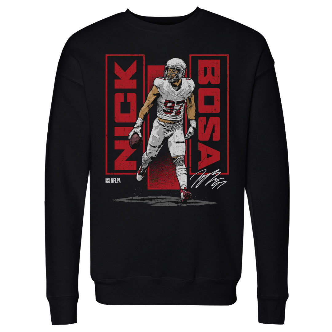 Nick Bosa Men's Crewneck Sweatshirt | 500 LEVEL