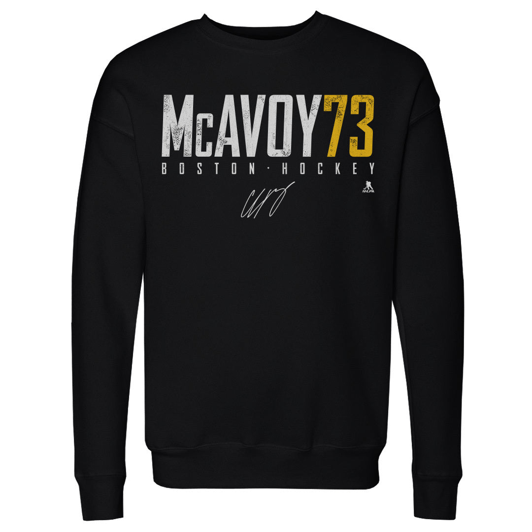 Charlie McAvoy Men's Crewneck Sweatshirt | 500 LEVEL