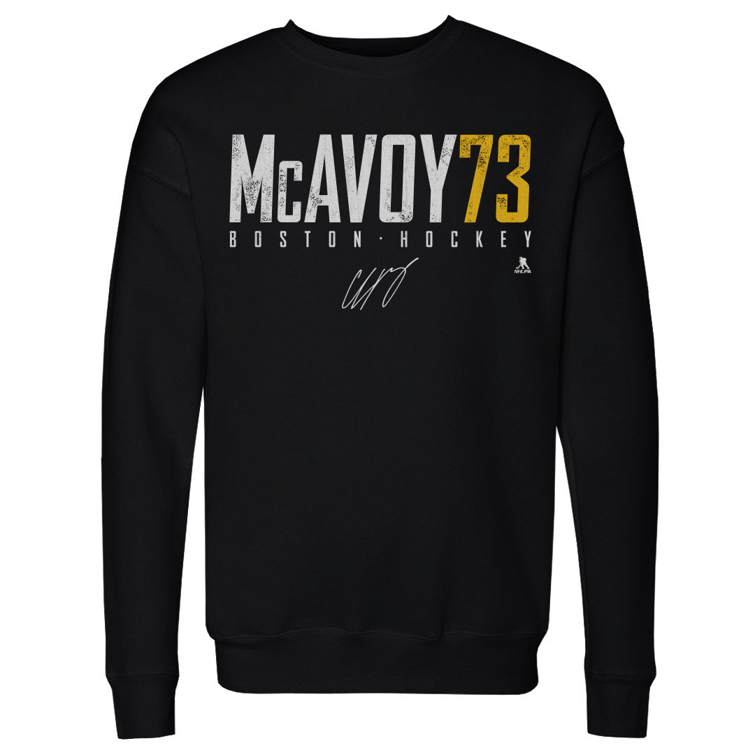 Charlie McAvoy Men&#39;s Crewneck Sweatshirt | 500 LEVEL