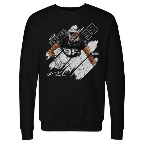 Maxx Crosby Men's Crewneck Sweatshirt | 500 LEVEL