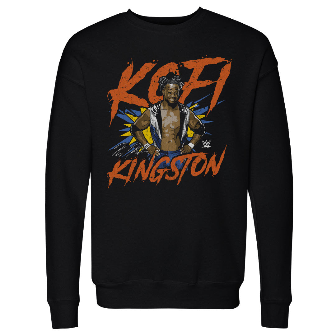 Kofi Kingston Men&#39;s Crewneck Sweatshirt | 500 LEVEL