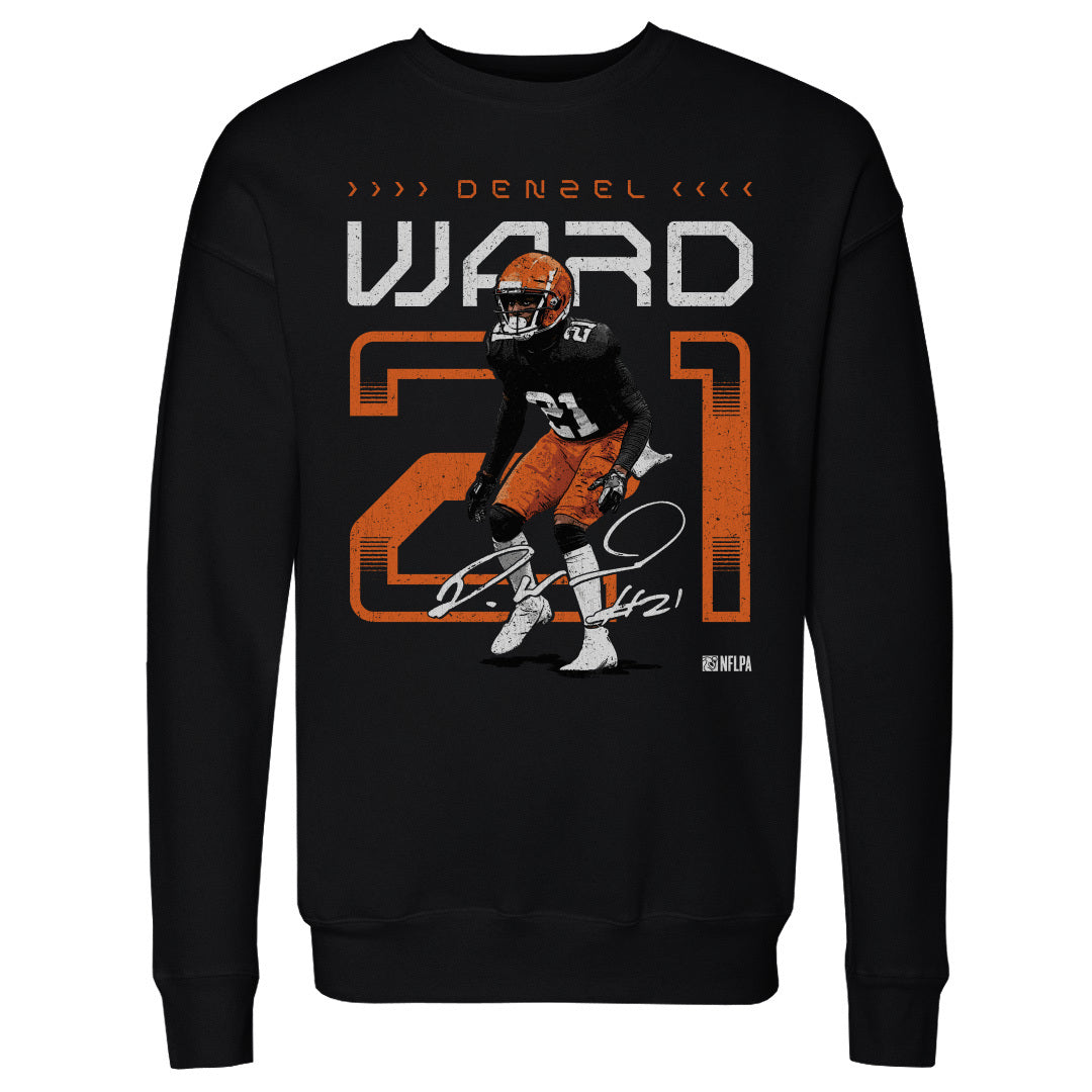 Denzel Ward Men&#39;s Crewneck Sweatshirt | 500 LEVEL