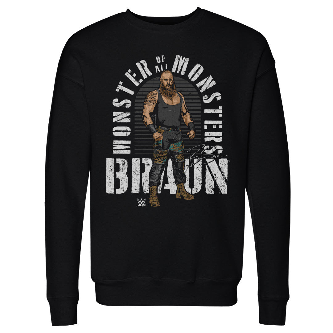 Braun Strowman Men&#39;s Crewneck Sweatshirt | 500 LEVEL