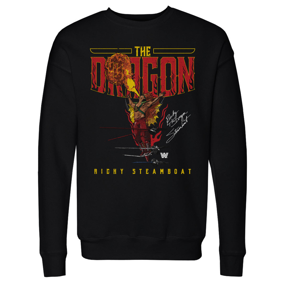 Ricky The Dragon Steamboat Men's Crewneck Sweatshirt | 500 LEVEL