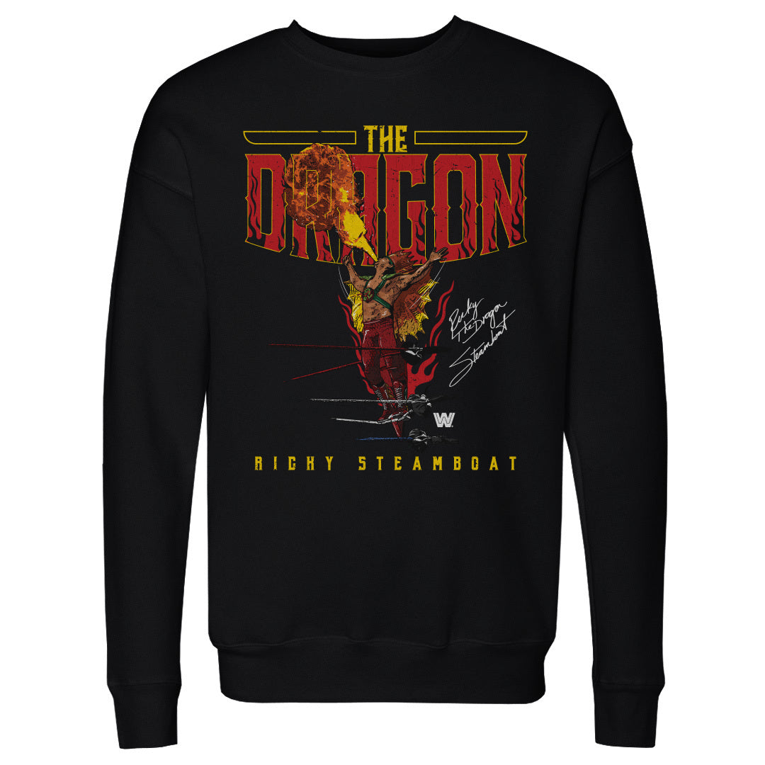 Ricky The Dragon Steamboat Men&#39;s Crewneck Sweatshirt | 500 LEVEL