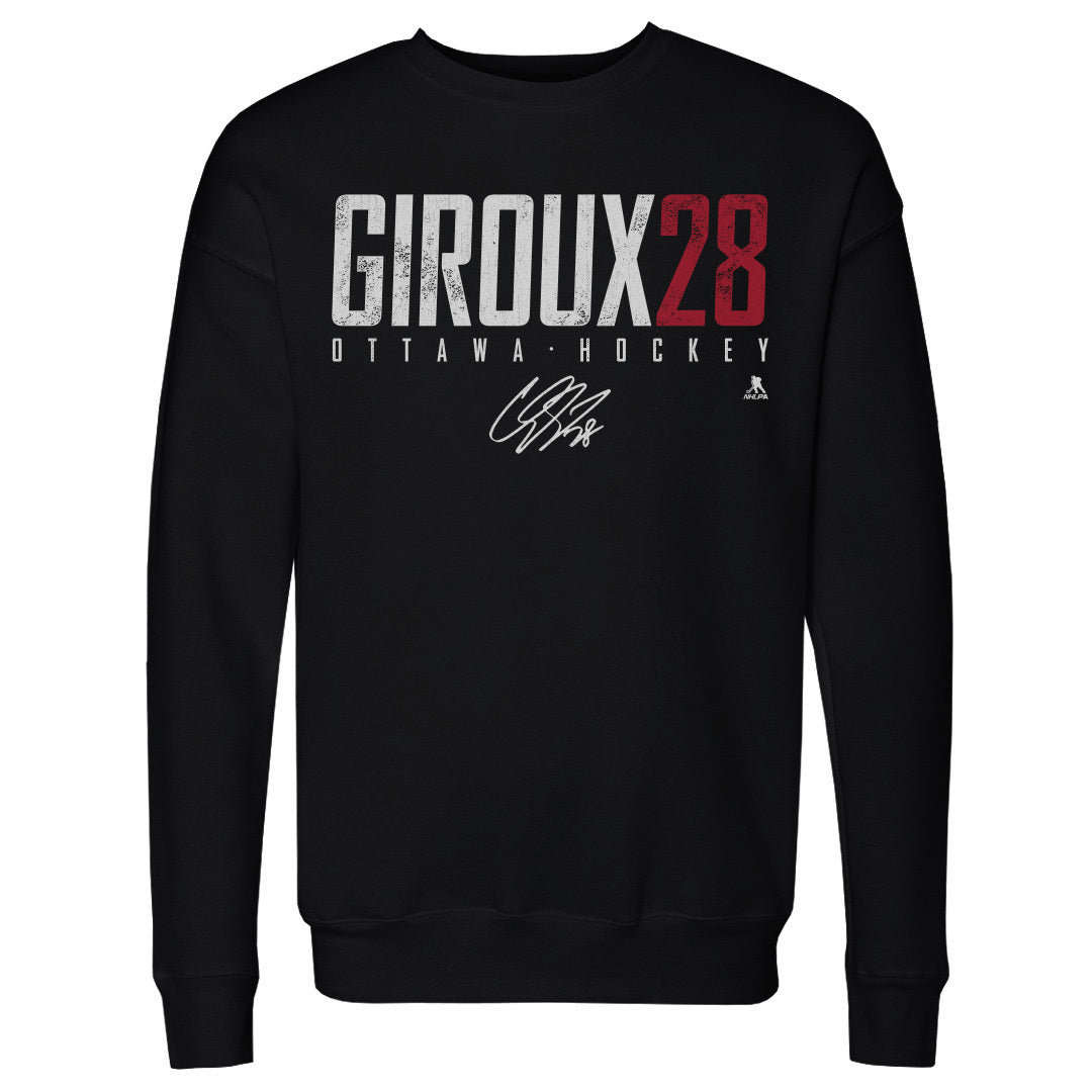 Claude Giroux Men&#39;s Crewneck Sweatshirt | 500 LEVEL