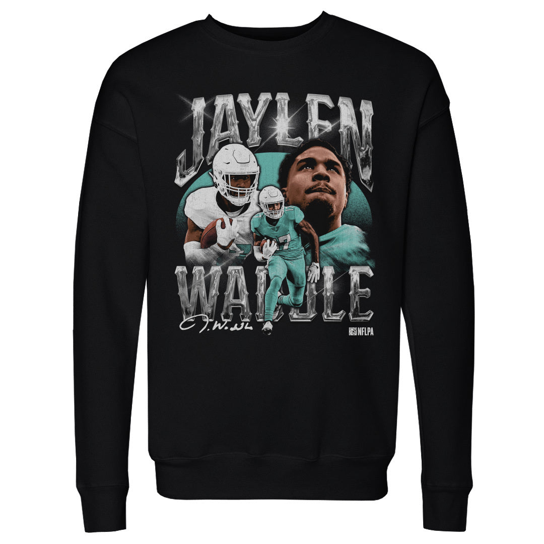 Jaylen Waddle Men&#39;s Crewneck Sweatshirt | 500 LEVEL