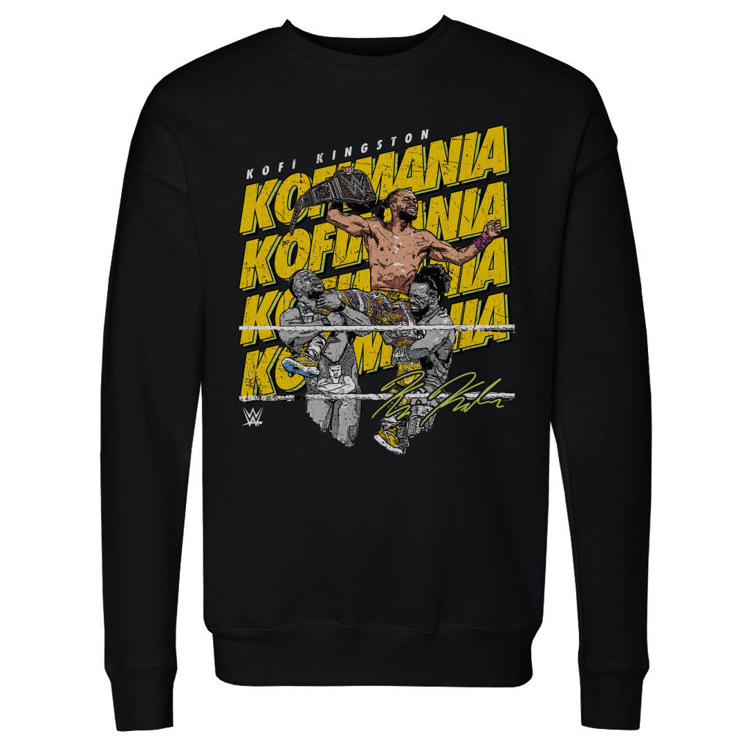 Kofi Kingston Men&#39;s Crewneck Sweatshirt | 500 LEVEL