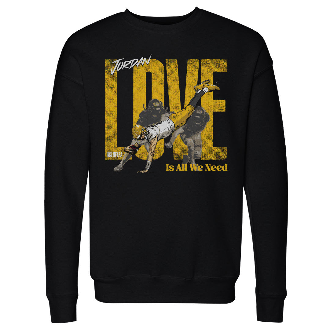 Jordan Love Men's Crewneck Sweatshirt | 500 LEVEL