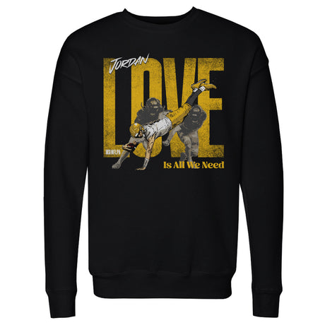 Jordan Love Men's Crewneck Sweatshirt | 500 LEVEL