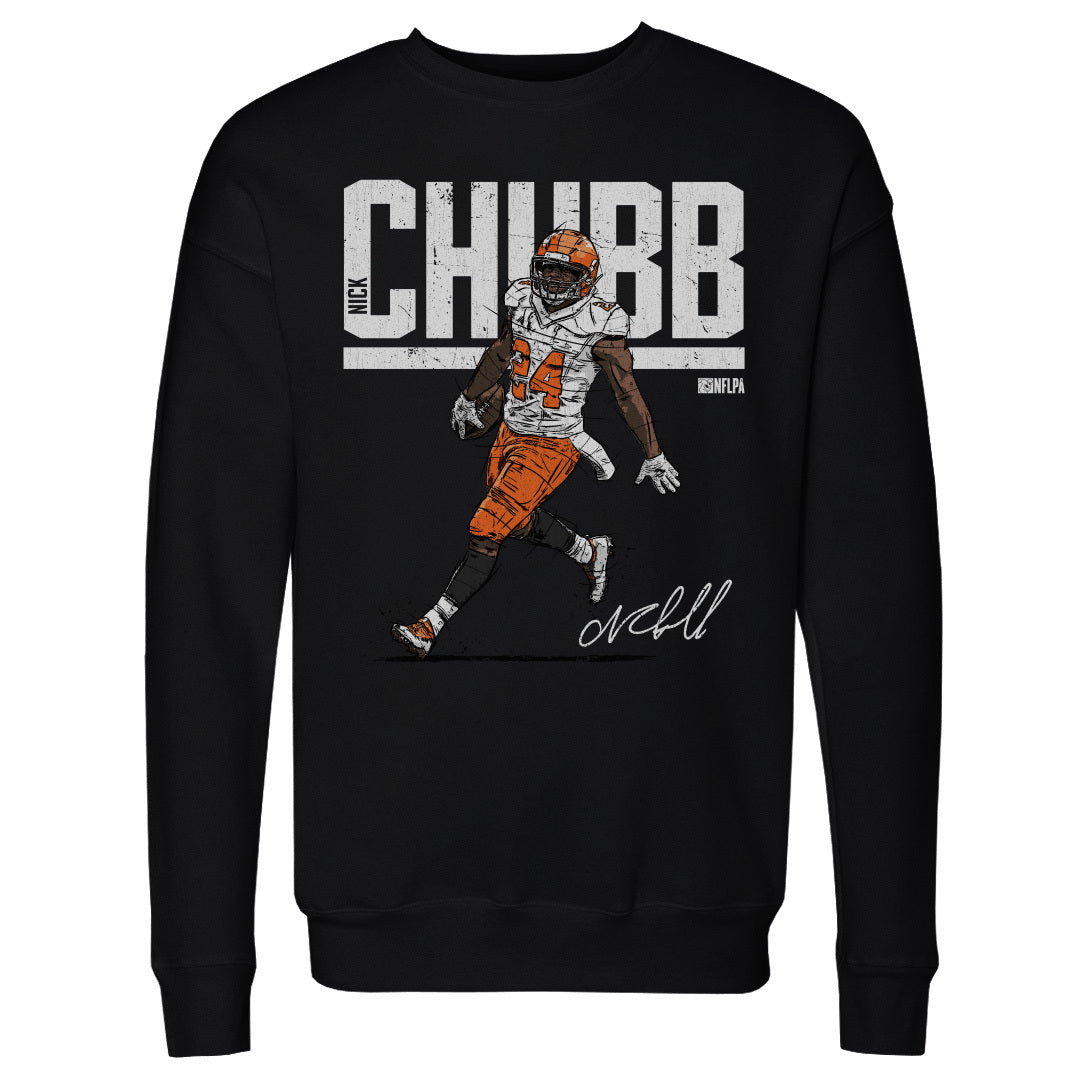 Nick Chubb Men&#39;s Crewneck Sweatshirt | 500 LEVEL