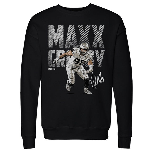 Maxx Crosby Men's Crewneck Sweatshirt | 500 LEVEL