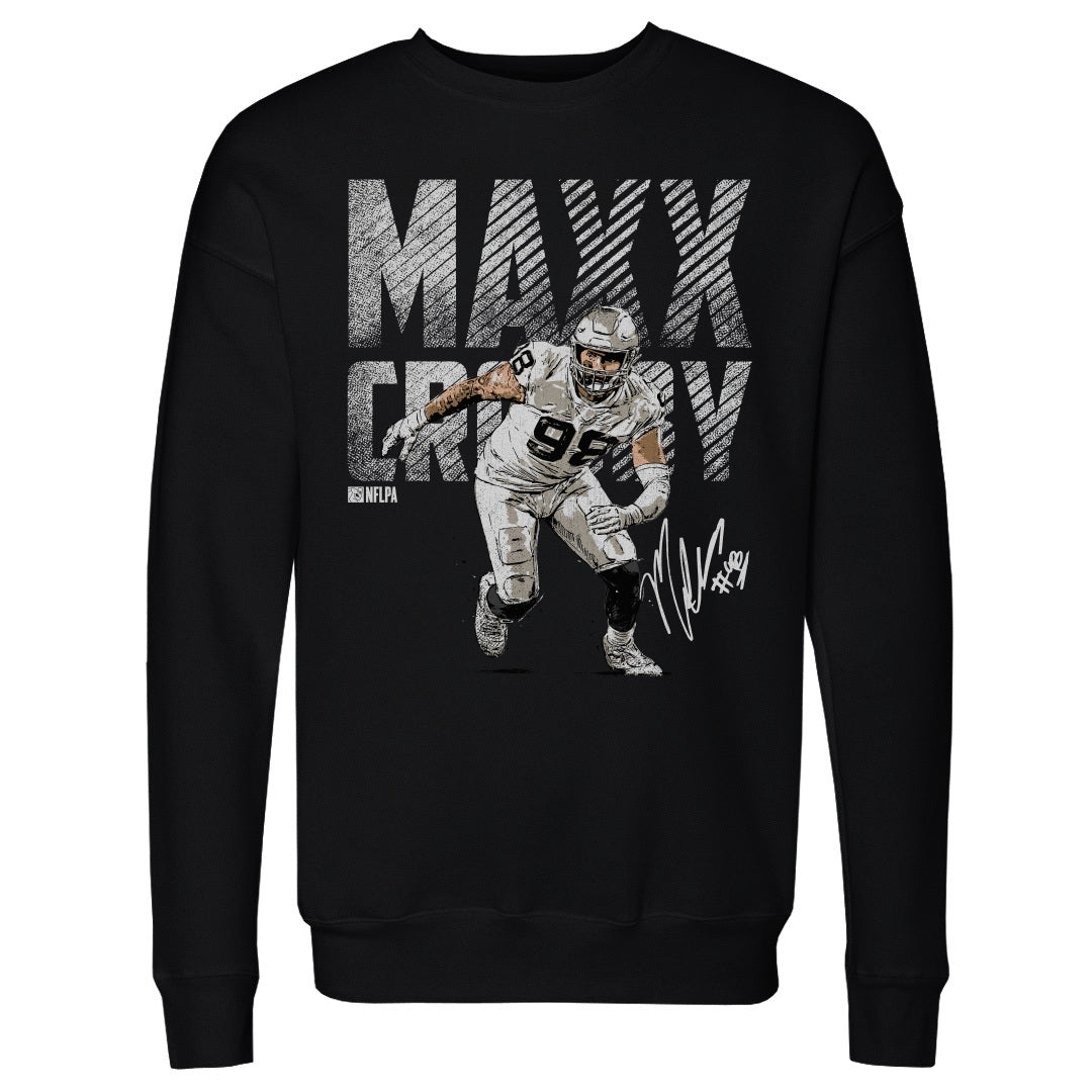 Maxx Crosby Men&#39;s Crewneck Sweatshirt | 500 LEVEL