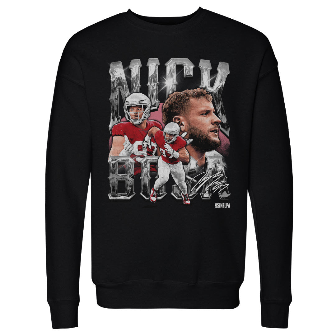 Nick Bosa Men&#39;s Crewneck Sweatshirt | 500 LEVEL