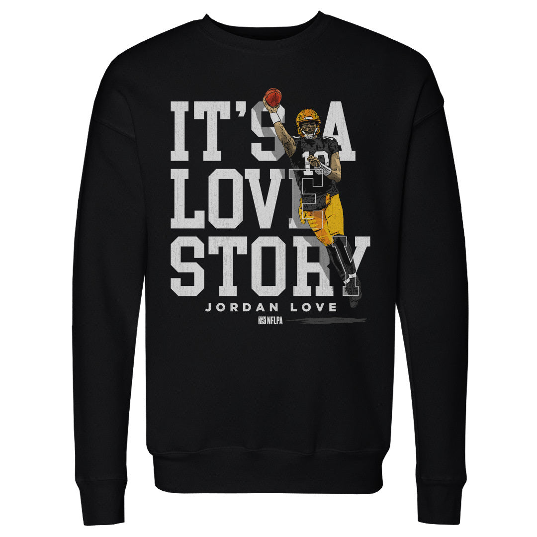 Jordan Love Men's Crewneck Sweatshirt | 500 LEVEL