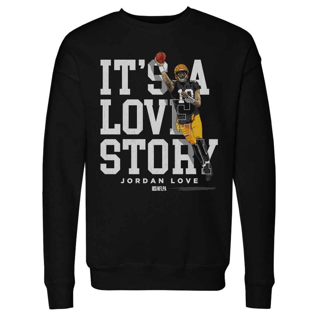 Jordan Love Men&#39;s Crewneck Sweatshirt | 500 LEVEL