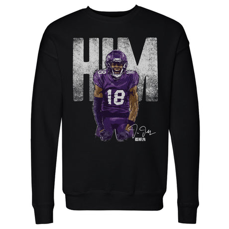 Justin Jefferson Men's Crewneck Sweatshirt | 500 LEVEL