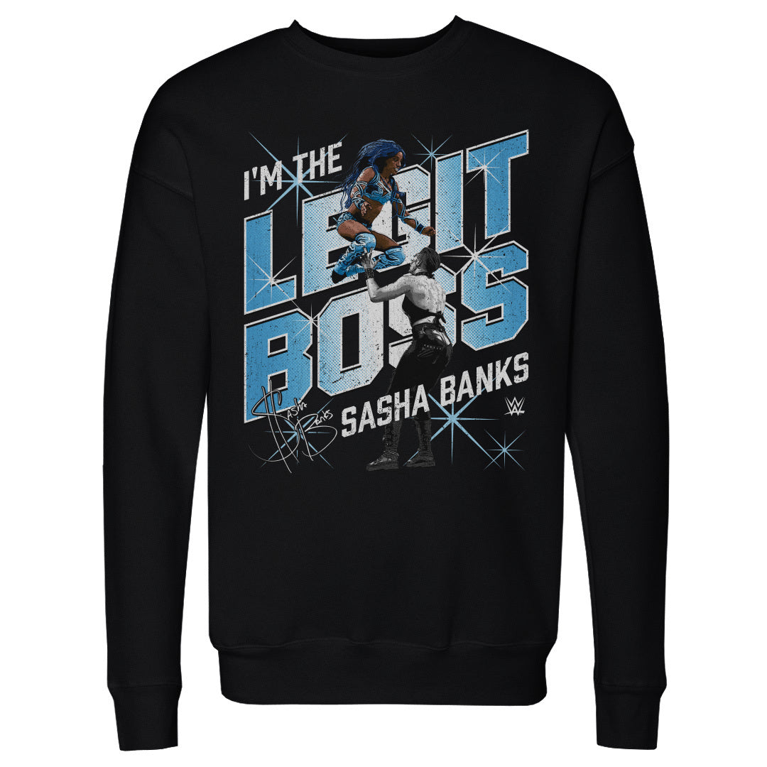 Sasha Banks Men's Crewneck Sweatshirt | 500 LEVEL