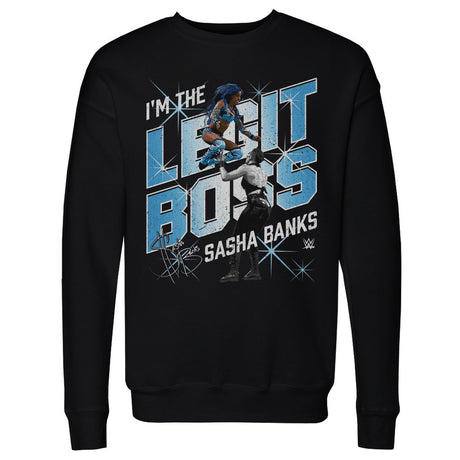 Sasha Banks Men's Crewneck Sweatshirt | 500 LEVEL