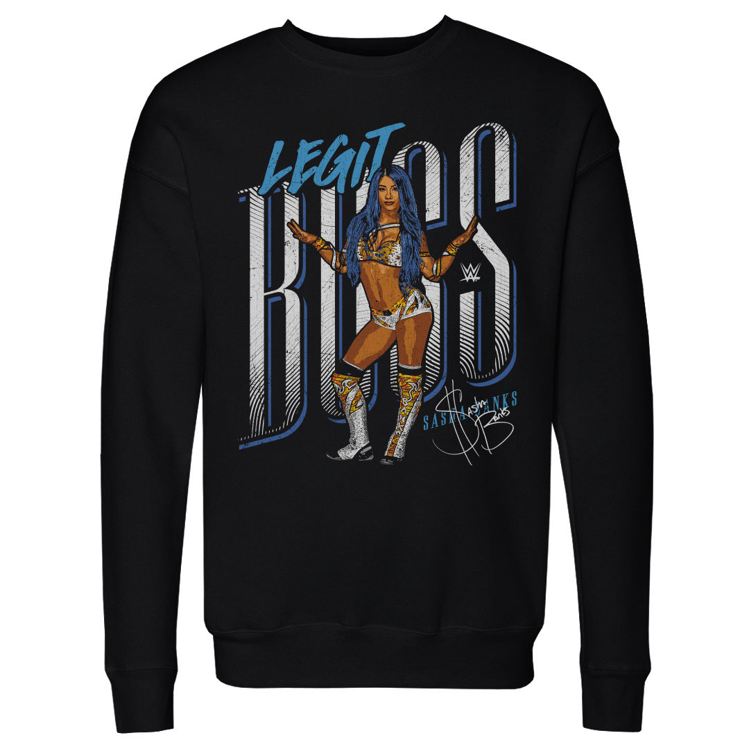 Sasha Banks Men's Crewneck Sweatshirt | 500 LEVEL