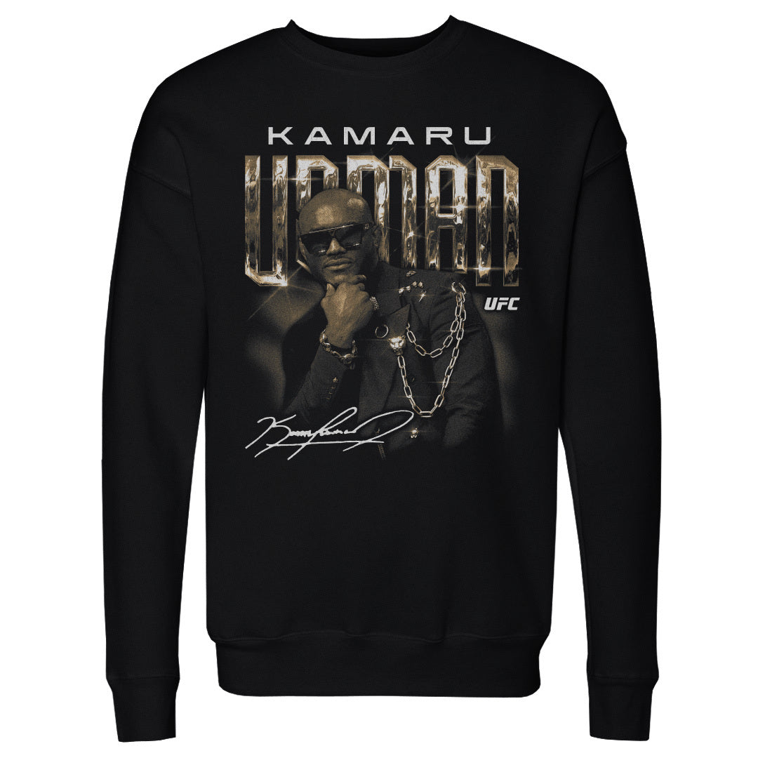 Kamaru Usman Men's Crewneck Sweatshirt | 500 LEVEL