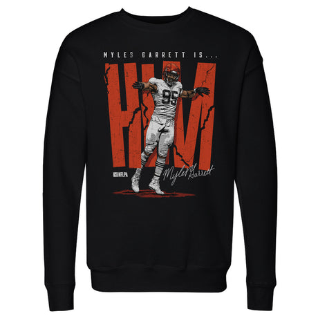 Myles Garrett Men's Crewneck Sweatshirt | 500 LEVEL
