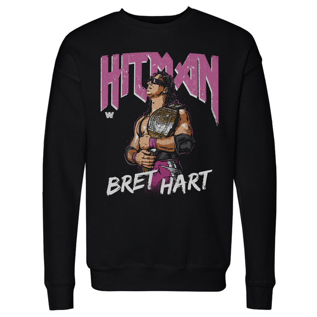 Bret Hart Men's Crewneck Sweatshirt | 500 LEVEL