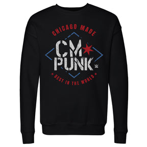 CM Punk Men's Crewneck Sweatshirt | 500 LEVEL