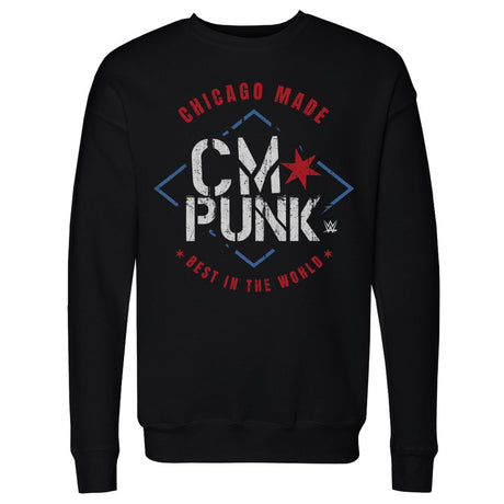 CM Punk Men's Crewneck Sweatshirt | 500 LEVEL