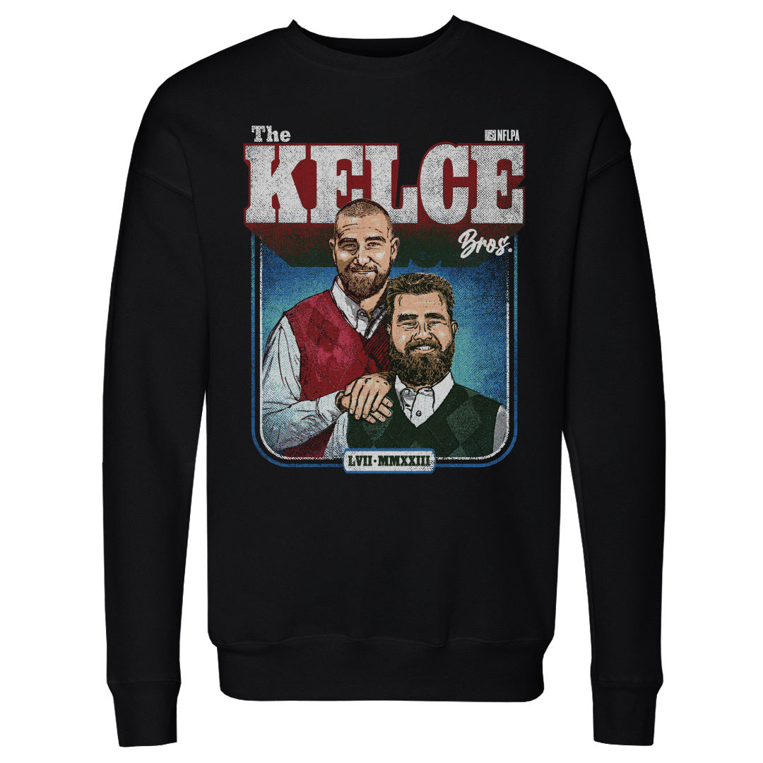 Jason Kelce Men&#39;s Crewneck Sweatshirt | 500 LEVEL