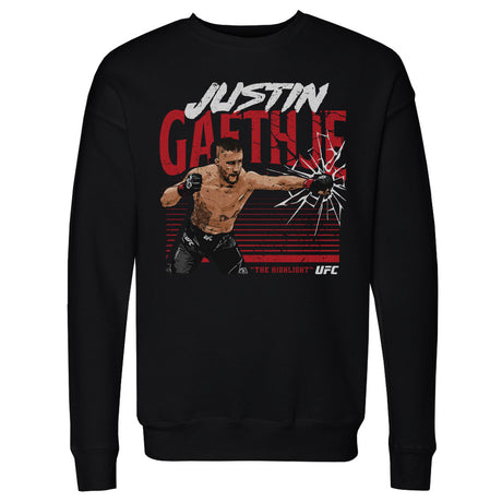Justin Gaethje Men's Crewneck Sweatshirt | 500 LEVEL