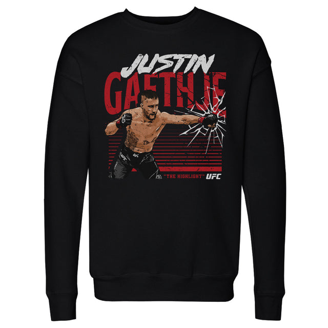 Justin Gaethje Men's Crewneck Sweatshirt | 500 LEVEL