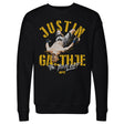 Justin Gaethje Men's Crewneck Sweatshirt | 500 LEVEL