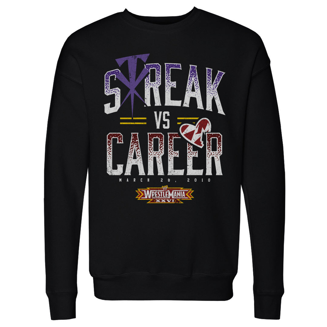 Wrestlemania Men&#39;s Crewneck Sweatshirt | 500 LEVEL