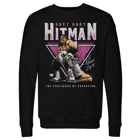 Bret Hart Men's Crewneck Sweatshirt | 500 LEVEL