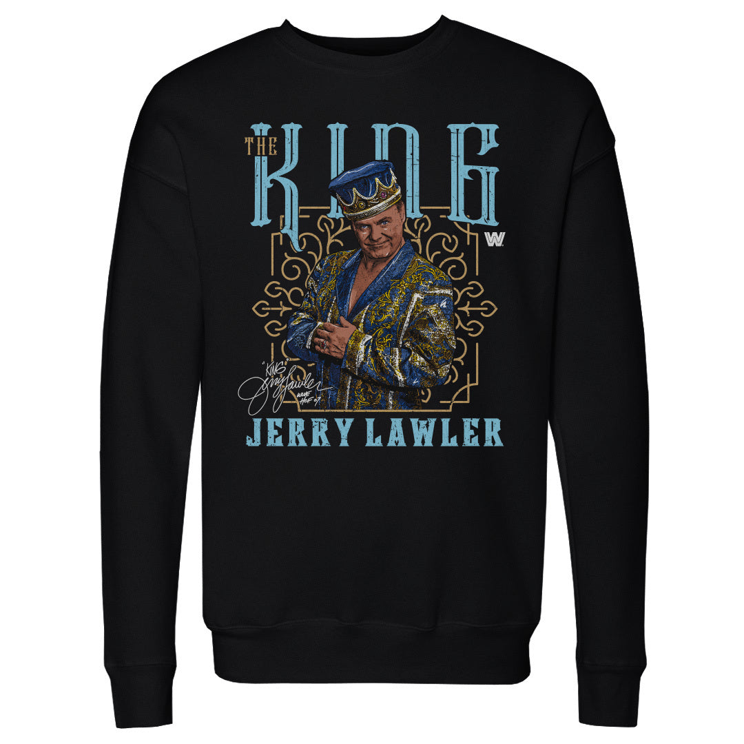 Jerry Lawler Men&#39;s Crewneck Sweatshirt | 500 LEVEL