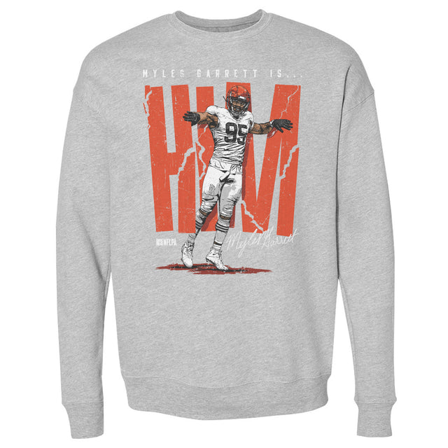 Myles Garrett Men's Crewneck Sweatshirt | 500 LEVEL