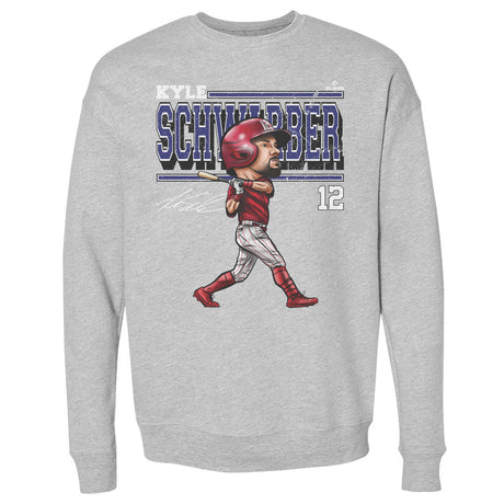 Kyle Schwarber Men's Crewneck Sweatshirt | 500 LEVEL
