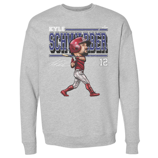 Kyle Schwarber Men's Crewneck Sweatshirt | 500 LEVEL