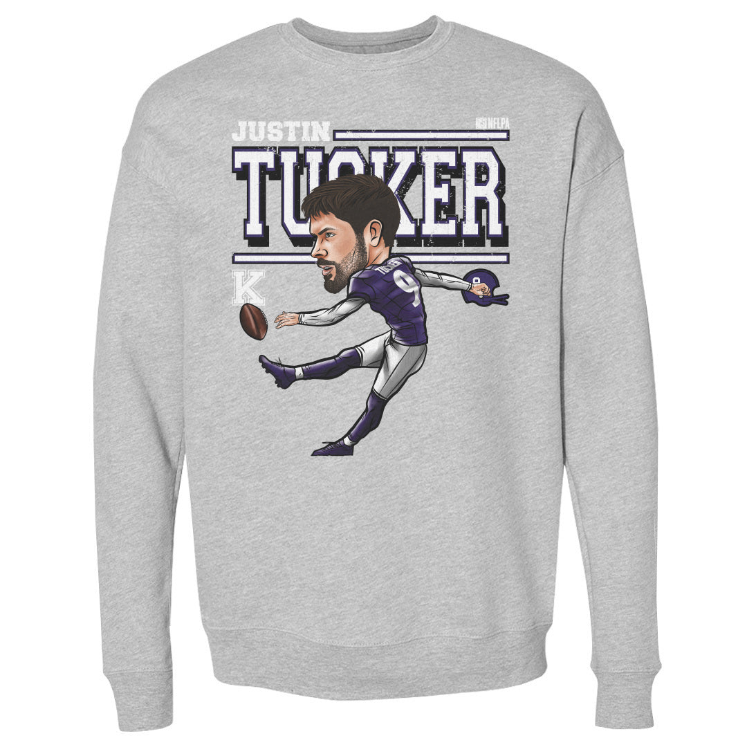 Justin Tucker Men&#39;s Crewneck Sweatshirt | 500 LEVEL