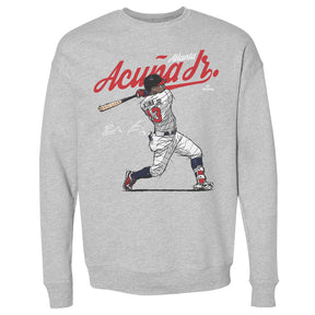 Ronald Acuna Jr. Men's Crewneck Sweatshirt | 500 LEVEL