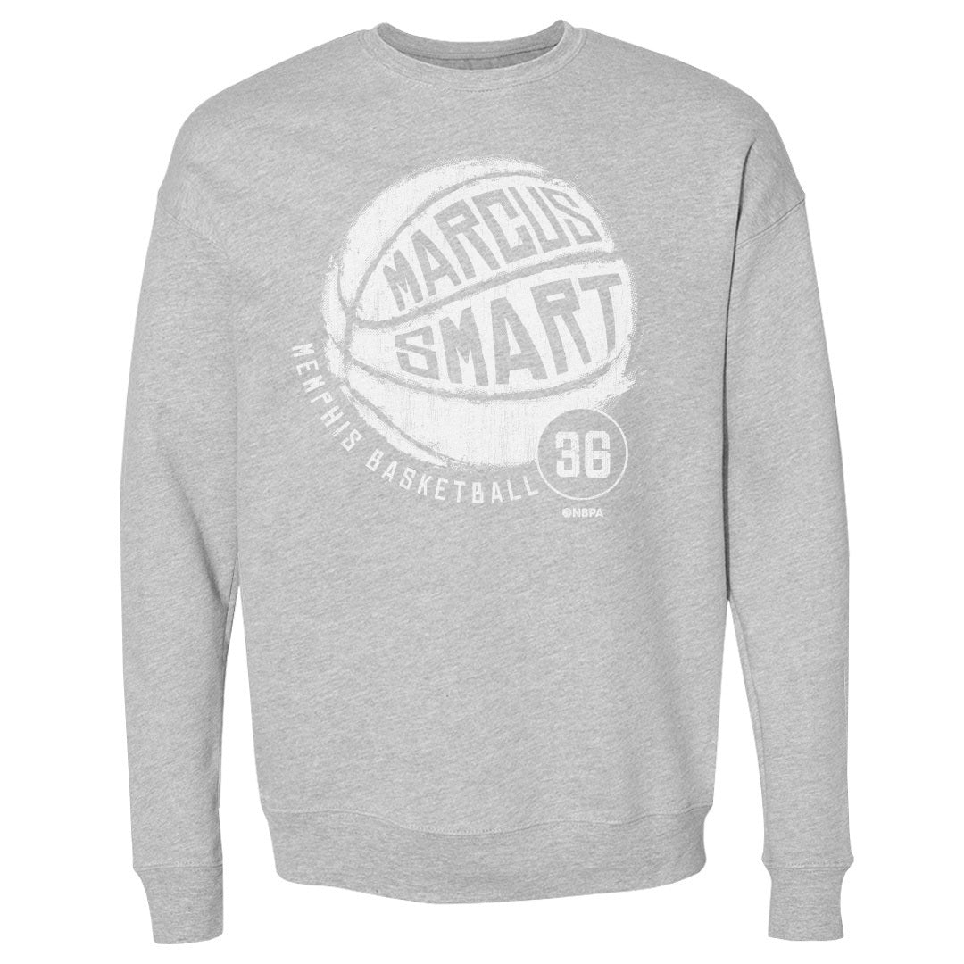 Memphis Grizzlies Marcus Smart Men's Crewneck Sweatshirt - Heather Gray - Memphis | 500 Level